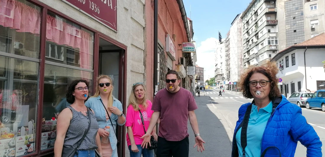 Belgrad-Savamala-Tour- älteste Konditorei Belgrad Städtereise Tour