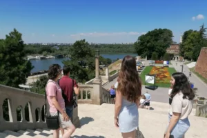 Während der Stadtführung Klemegdan Belgrad Belgrad Stadtführung: Altstadt, Klemegdan und die Belgrader Festung