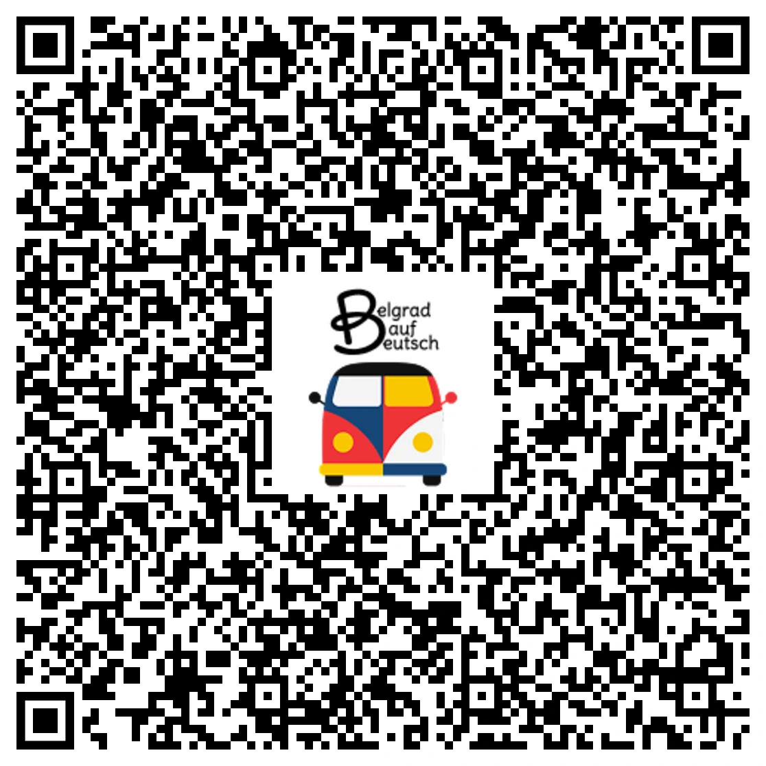 Slavica Jovanovic Belgrad auf Deutsch vCard QR Code
