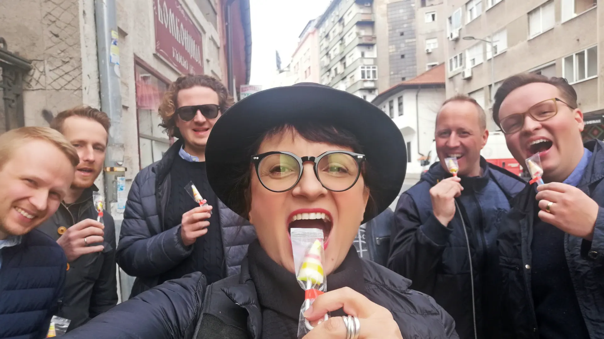 Belgrad, Savamala Stadtführung. Konditorei Bosiljcic