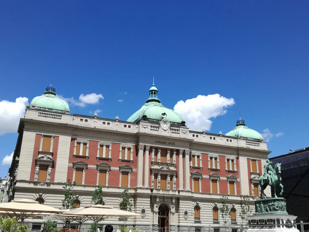 Belgrad,Nationalmuseum Serbiens, Platz der Republik