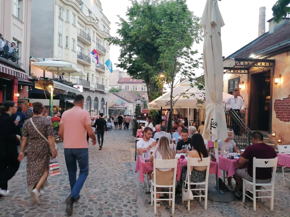 Skadarlija - das Bohemeviertel Belgrads